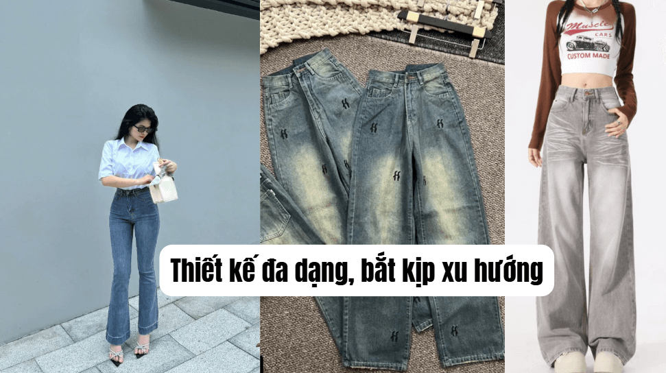 Thiết kế đa dạng, bắt kịp xu hướng