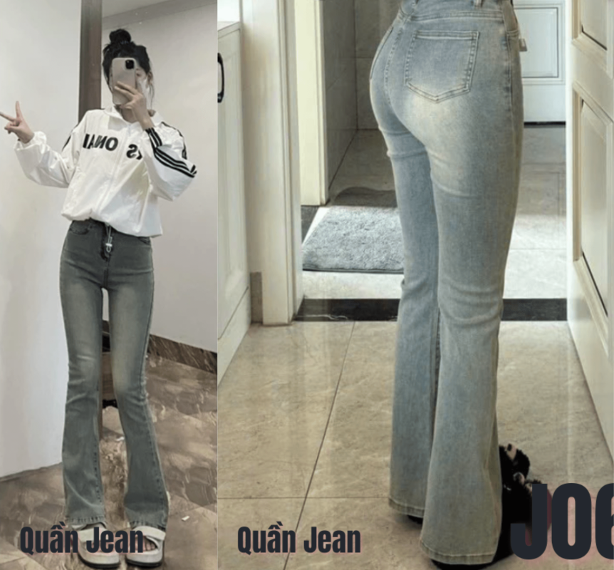 Tại sao quần jeans  ống loe Hướng dẫn cách chọn và phối đồ với quần jeans ống loe cực chất lại được yêu thích đến vậy?