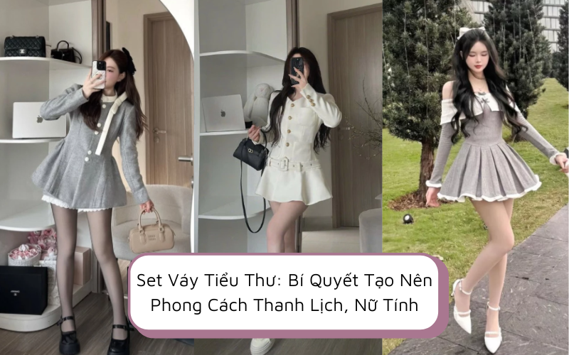 Set Váy Tiểu Thư: Bí Quyết Tạo Nên Phong Cách Thanh Lịch, Nữ Tính