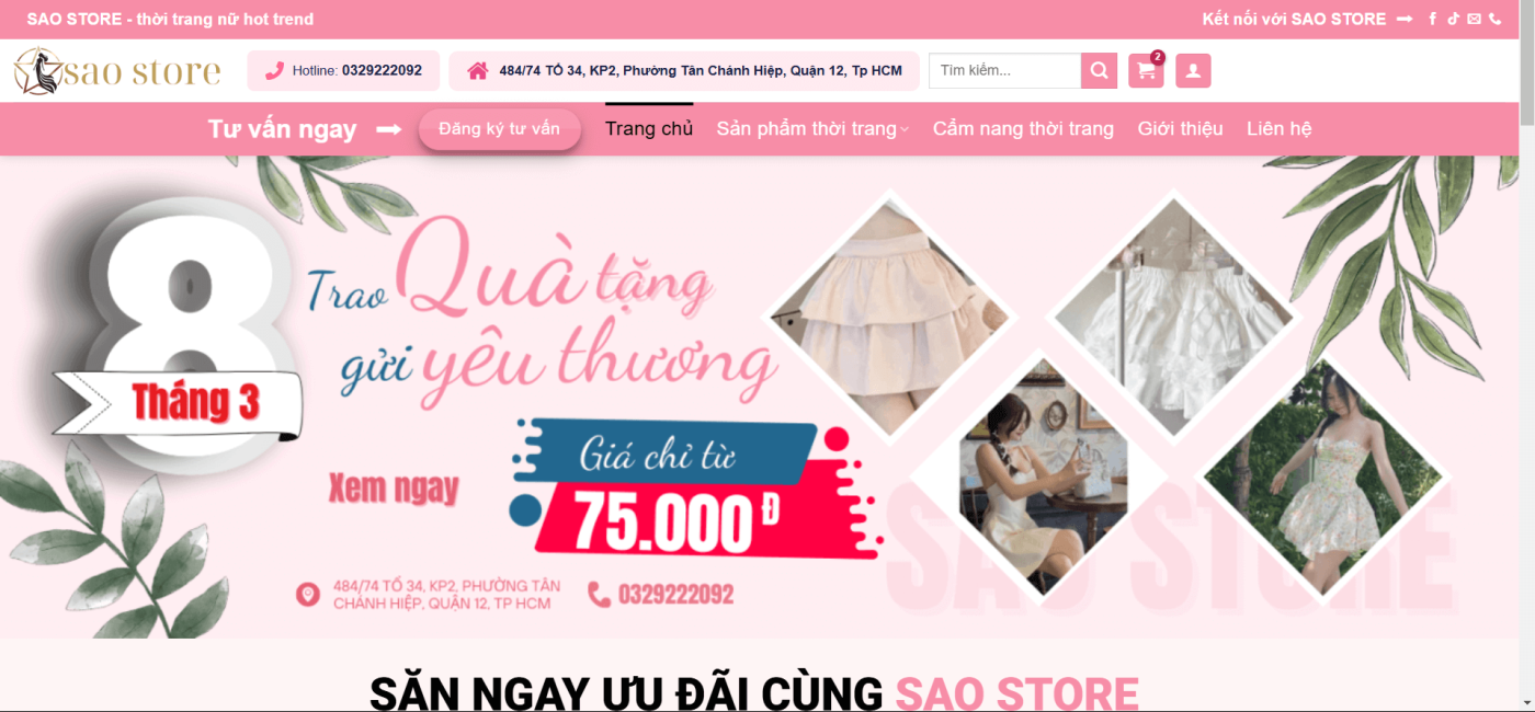 Khám Phá Cửa Hàng SAO STORE