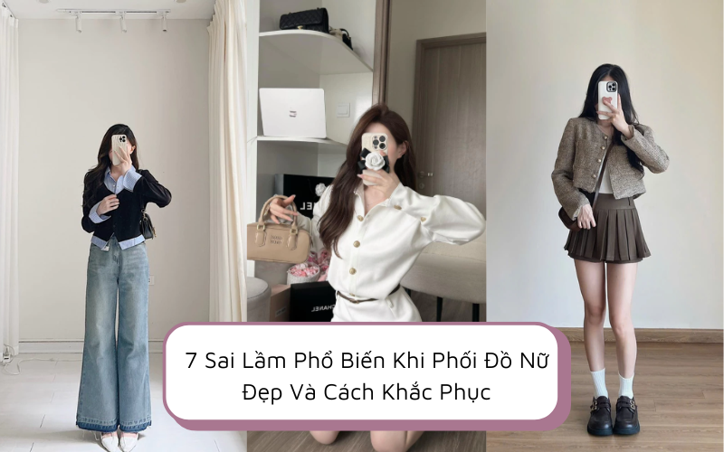 7 Sai Lầm Phổ Biến Khi Phối Đồ Nữ Đẹp Và Cách Khắc Phục