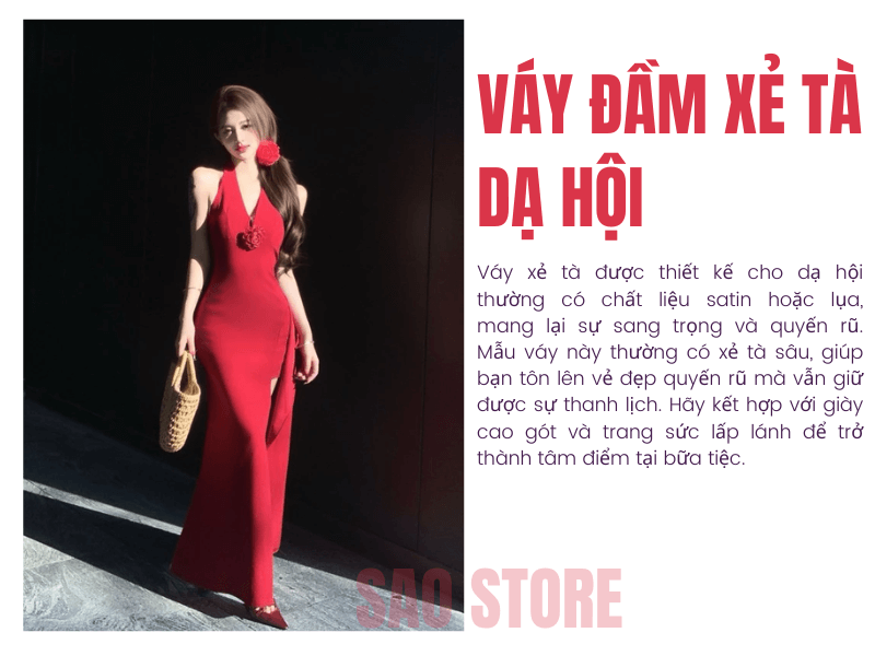 Váy Đầm Xẻ Tà Dạ Hội