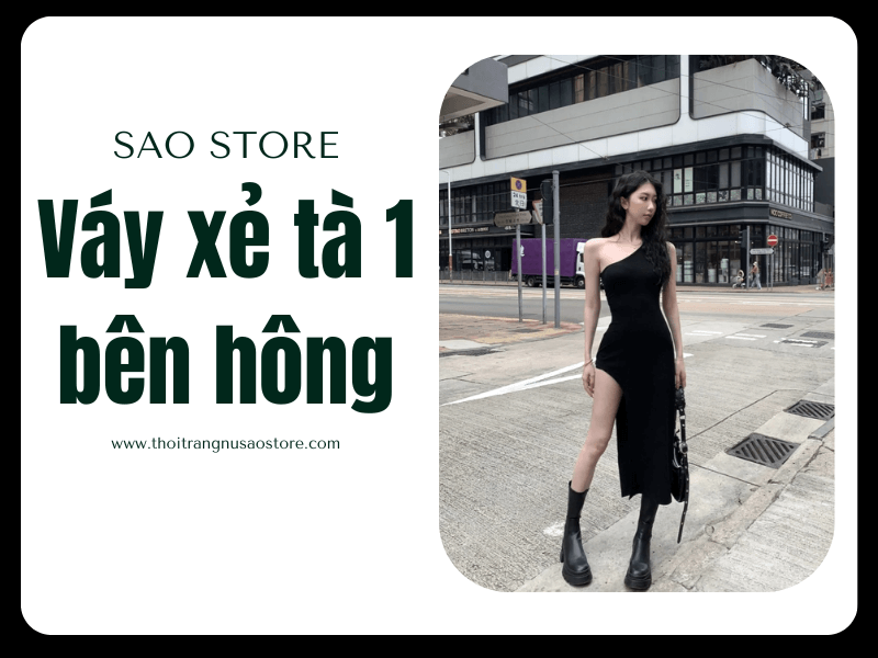 Váy xẻ tà 1 bên hông