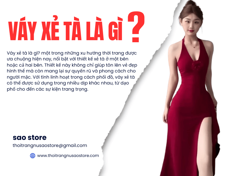 Váy xẻ tà là gì?