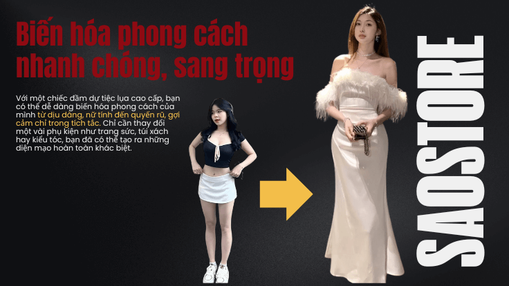 Biến hóa phong cách nhanh chóng, sang trọng