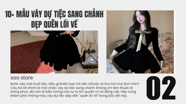 10+ Mẫu Váy Dự Tiệc Sang Chảnh Đẹp Quên Lối Về