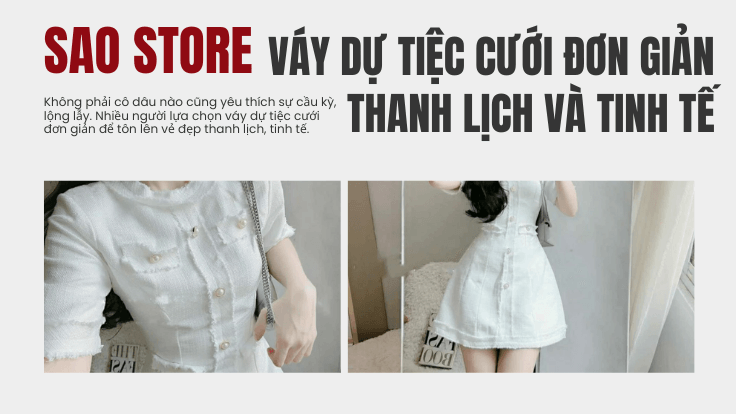 Váy Dự Tiệc Cưới Đơn Giản: Thanh Lịch Và Tinh Tế