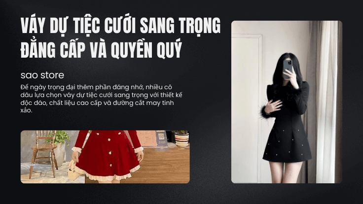 Váy Dự Tiệc Cưới Sang Trọng: Đẳng Cấp Và Quyền Quý