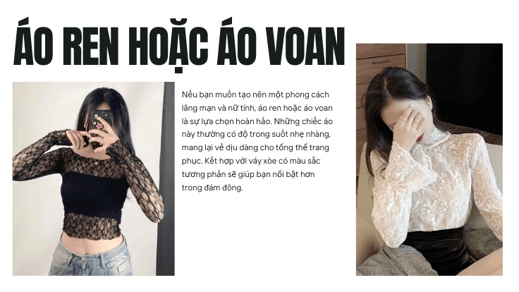 Áo Ren Hoặc Áo Voan